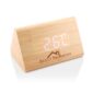 Branding Triangular Wooden Desk Clock