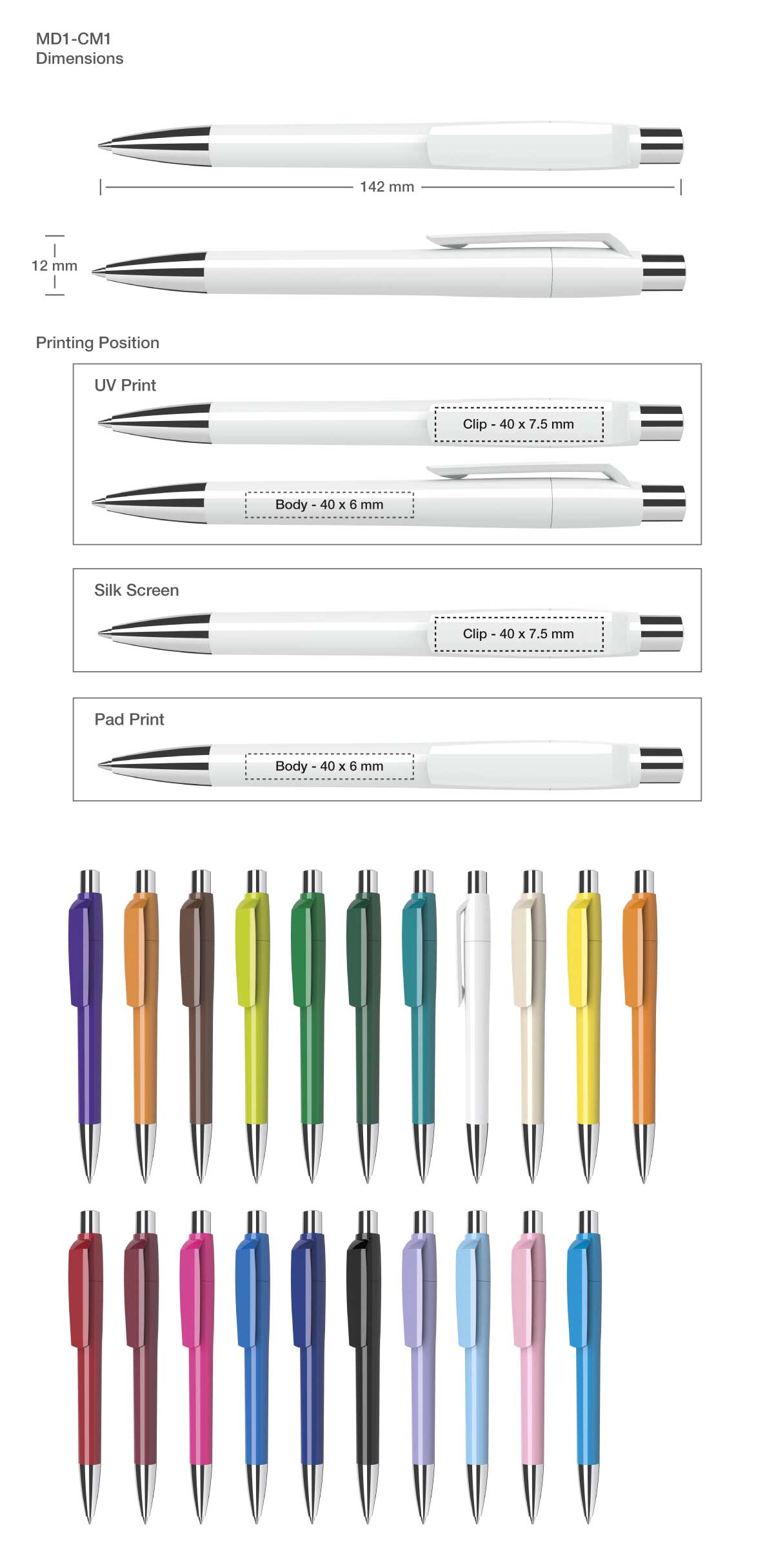 Pen Printing Details